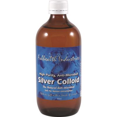 Fulhealth Industries High Purity, Anti-Microbial Silver Colloid 500ml